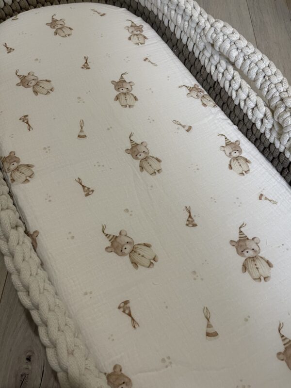 Coprimaterasso orsetti circo beige