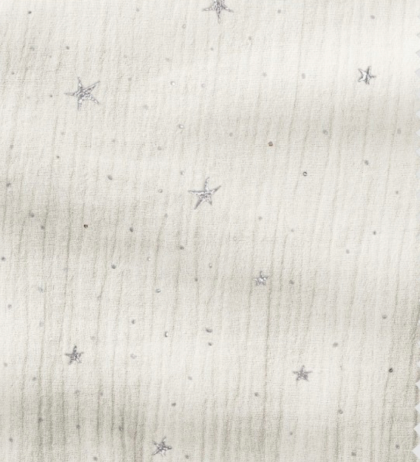 Mussola in cotone 100% STELLE