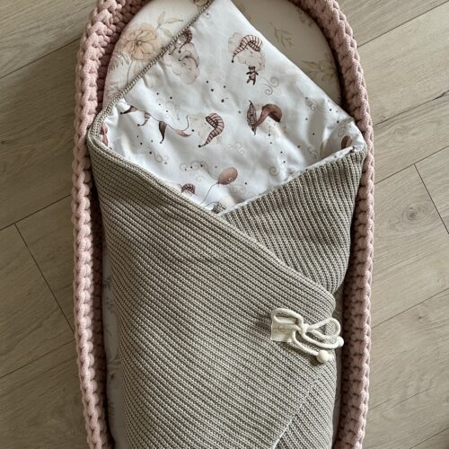 Sacco nanna avvolgi bebe MAGLIA/NUVOLE
