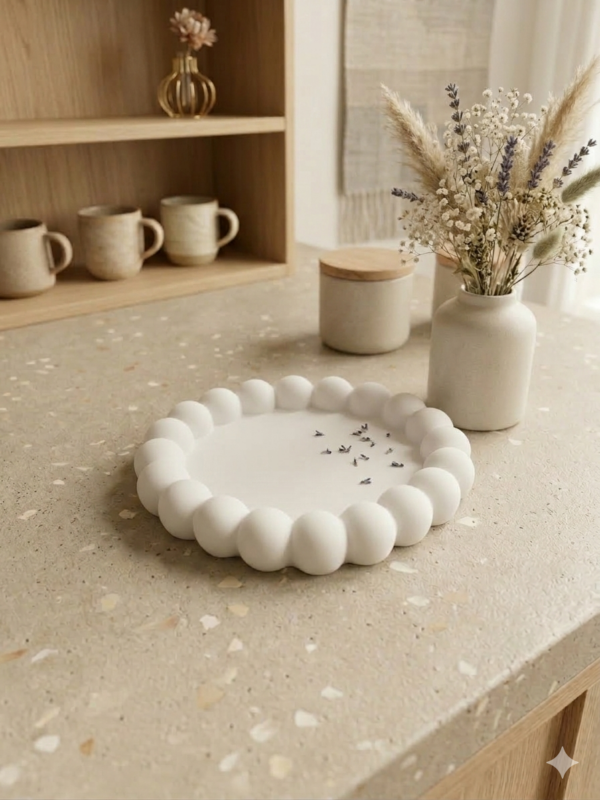 Vasoio decorativo rotondo  „bubble”
